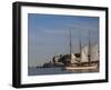 Sailing Ship, Helsinki Harbor, Helsinki, Finland-Walter Bibikow-Framed Photographic Print