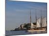 Sailing Ship, Helsinki Harbor, Helsinki, Finland-Walter Bibikow-Mounted Photographic Print