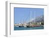 Sailing Ship in the Harbour of Makarska-Markus Lange-Framed Photographic Print