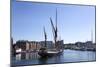 Sailing Ship Leaving the Quayside at Ipswich Marina, Ipswich, Suffolk, England, United Kingdom-Mark Sunderland-Mounted Photographic Print