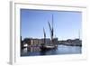 Sailing Ship Leaving the Quayside at Ipswich Marina, Ipswich, Suffolk, England, United Kingdom-Mark Sunderland-Framed Photographic Print