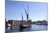 Sailing Ship Leaving the Quayside at Ipswich Marina, Ipswich, Suffolk, England, United Kingdom-Mark Sunderland-Mounted Photographic Print