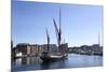 Sailing Ship Leaving the Quayside at Ipswich Marina, Ipswich, Suffolk, England, United Kingdom-Mark Sunderland-Mounted Photographic Print