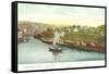 Sailing Ship, Norwich, Connecticut-null-Framed Stretched Canvas