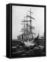 Sailing Ship S.S. Viking-null-Framed Stretched Canvas