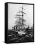 Sailing Ship S.S. Viking-null-Framed Stretched Canvas