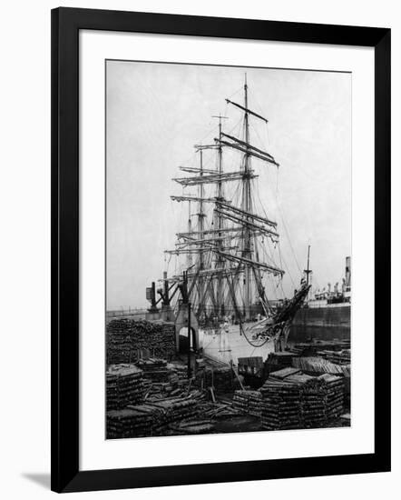 Sailing Ship S.S. Viking-null-Framed Photographic Print