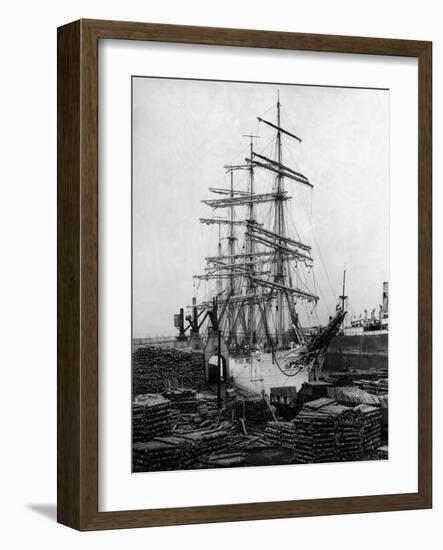 Sailing Ship S.S. Viking-null-Framed Photographic Print