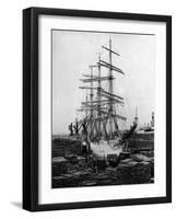 Sailing Ship S.S. Viking-null-Framed Photographic Print