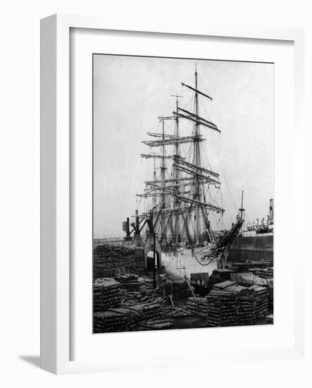 Sailing Ship S.S. Viking-null-Framed Photographic Print