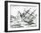 Sailing Ship Stranded on Iceberg from 'India Orientalis' 1598-Theodore de Bry-Framed Giclee Print