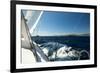 Sailing Ship Yachts with White Sails in the Sea.-De Visu-Framed Photographic Print