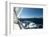 Sailing Ship Yachts with White Sails in the Sea.-De Visu-Framed Photographic Print