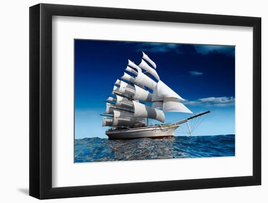 Sailing Ship-Antartis-Framed Photographic Print