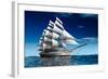 Sailing Ship-Antartis-Framed Photographic Print