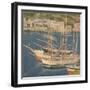 Sailing Ships, 1910 (Tempera on Canvas)-Joseph Edward Southall-Framed Giclee Print