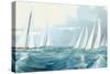 Sailing Ships I-Rick Novak-Stretched Canvas