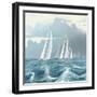 Sailing Ships II-Rick Novak-Framed Art Print