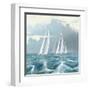 Sailing Ships II-Rick Novak-Framed Art Print