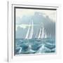 Sailing Ships II-Rick Novak-Framed Art Print