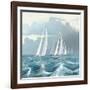 Sailing Ships II-Rick Novak-Framed Art Print