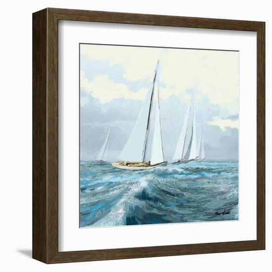 Sailing Ships III-Rick Novak-Framed Art Print