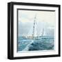 Sailing Ships III-Rick Novak-Framed Art Print