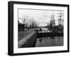 Sailing Ships in Swansea Docks-null-Framed Photographic Print