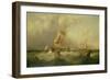 Sailing Ships Off the Coast at Tynemouth-Henry Redmore-Framed Giclee Print