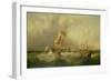 Sailing Ships Off the Coast at Tynemouth-Henry Redmore-Framed Giclee Print