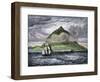 Sailing Ships Passing the Peak of Tenerife, or Teyde, Canary Islands, 1800s-null-Framed Giclee Print