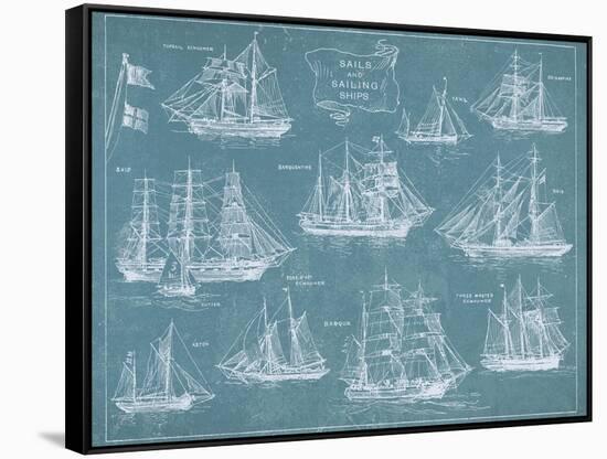 Sailing Ships-Hugo Wild-Framed Stretched Canvas