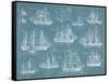 Sailing Ships-Hugo Wild-Framed Stretched Canvas