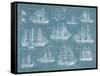 Sailing Ships-Hugo Wild-Framed Stretched Canvas