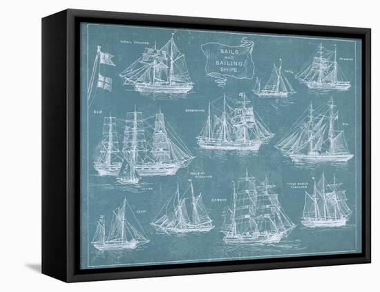 Sailing Ships-Hugo Wild-Framed Stretched Canvas