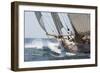 Sailing Splatter-Ben Wood-Framed Giclee Print