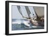 Sailing Splatter-Ben Wood-Framed Giclee Print