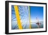 Sailing the Hobie Mirage Adventure Island Kayak Along the Columbia River Near Pasco, Washington-Ben Herndon-Framed Photographic Print