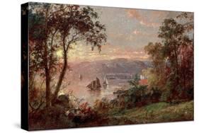 Sailing (The Hudson at Tappan Zee), 1883-Jasper Francis Cropsey-Stretched Canvas