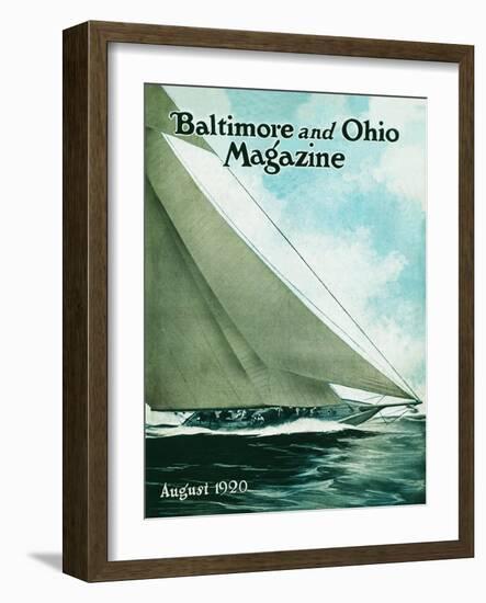 Sailing the Open Waters 1921-null-Framed Giclee Print