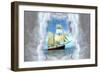 Sailing The Sea Oc1-Ata Alishahi-Framed Giclee Print