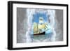 Sailing The Sea Oc1-Ata Alishahi-Framed Giclee Print