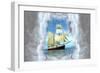 Sailing The Sea Oc1-Ata Alishahi-Framed Giclee Print