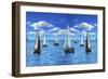 Sailing The Sea Oc2-Ata Alishahi-Framed Giclee Print