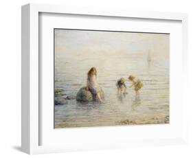Sailing the Toy Boat, 1897-Hugh Cameron-Framed Giclee Print