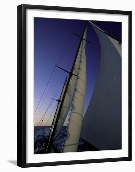 Sailing, Ticonderoga Race-Michael Brown-Framed Premium Photographic Print