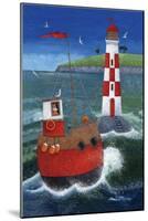Sailing to the Lighthouse-Peter Adderley-Mounted Art Print