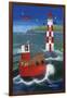 Sailing to the Lighthouse-Peter Adderley-Framed Art Print