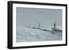 Sailing Towards Elephant Island Through Open Pack Ice, Weddell Sea-George Marston-Framed Giclee Print