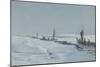 Sailing Towards Elephant Island Through Open Pack Ice, Weddell Sea-George Marston-Mounted Giclee Print